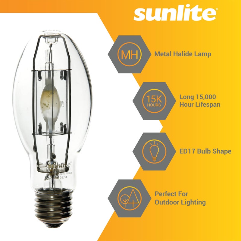 Sunlite M102/O Protected Metal Halide Lamp 150W Clear - Image 3